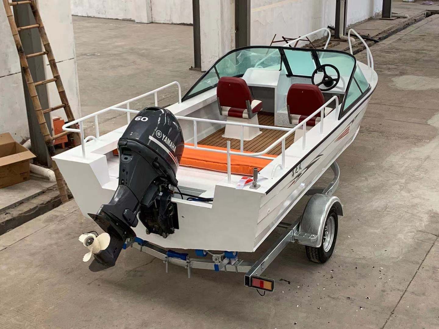 قارب سريع من الألومنيوم ، قوار - مراجعة Fishing Boat Aluminum وسعره
