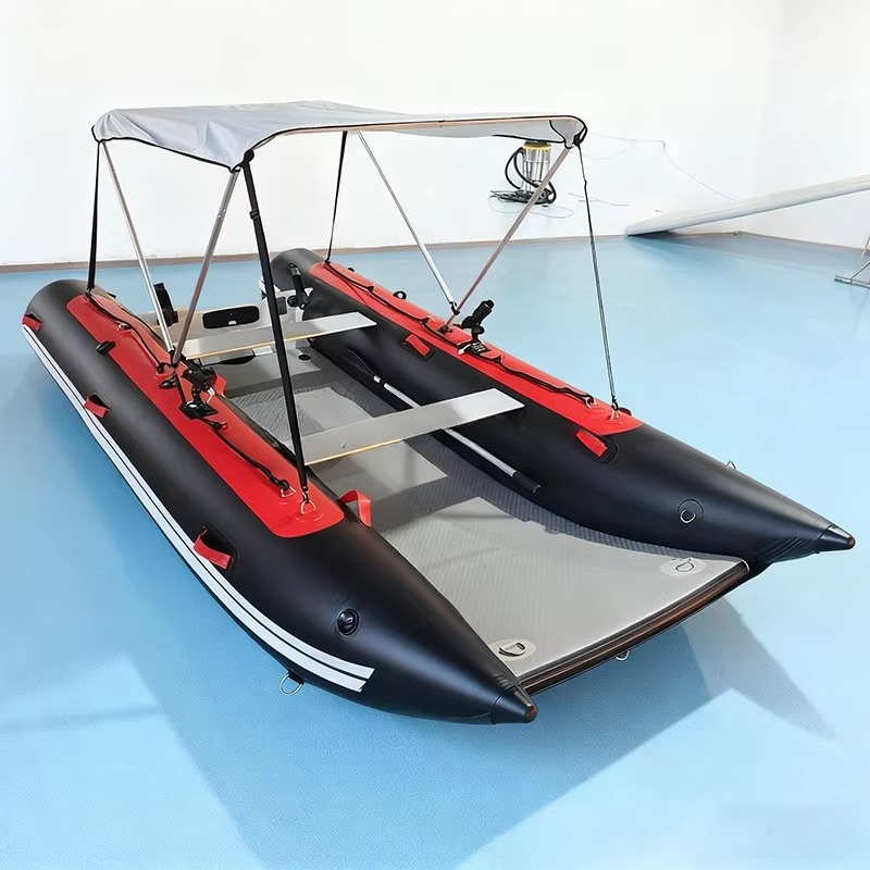 قارب كاتاماران سريع من مصنع صي - مراجعة Fishing Boat Inflatable وسعره