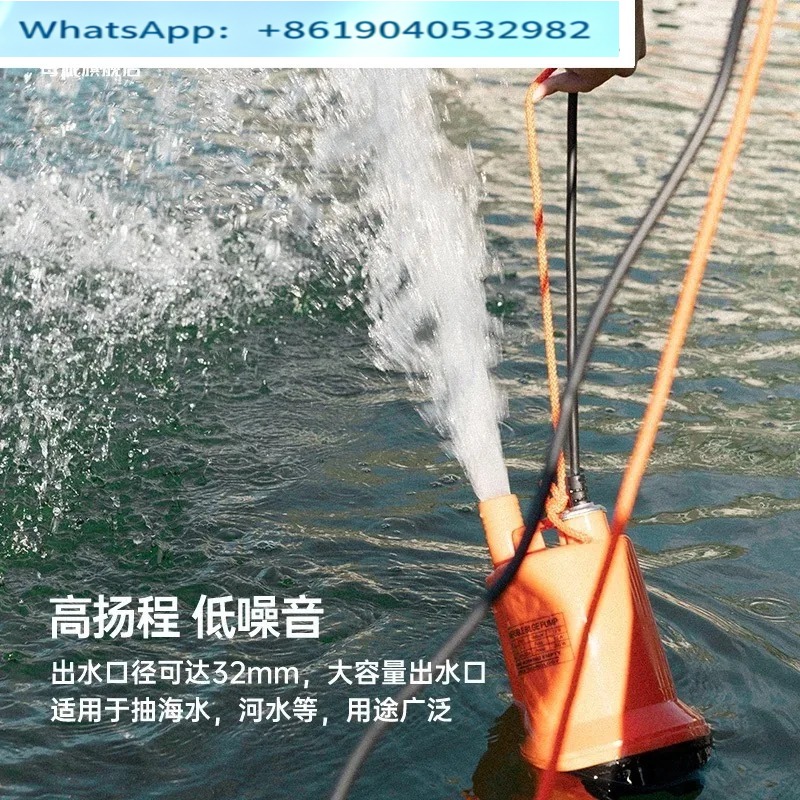 مضخة مياه البحرية 12 فولت/24 ف - مراجعة Fishing Boat Bilge Pump وسعره