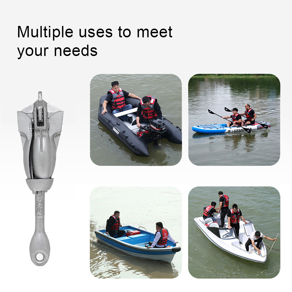 0.7/1.5 كجم مرساة العنب قابلة  - مراجعة Fishing Boat Anchor وسعره